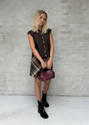 Lunna check skirt Brown Neo Noir 